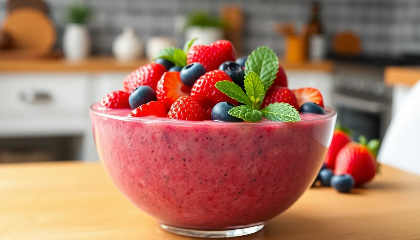 Easy Strawberry Blueberry Smoothie Recipe (5-Minute Healthy Breakfast!) 12 Easy Strawberry Blueberry Smoothie Recipe (5-Minute Healthy Breakfast!) 11