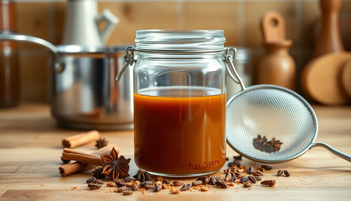 How to Make Homemade Chai Syrup: Easy Recipe for Perfect Café-Style Drinks 14 How to Make Homemade Chai Syrup: Easy Recipe for Perfect Café-Style Drinks 13