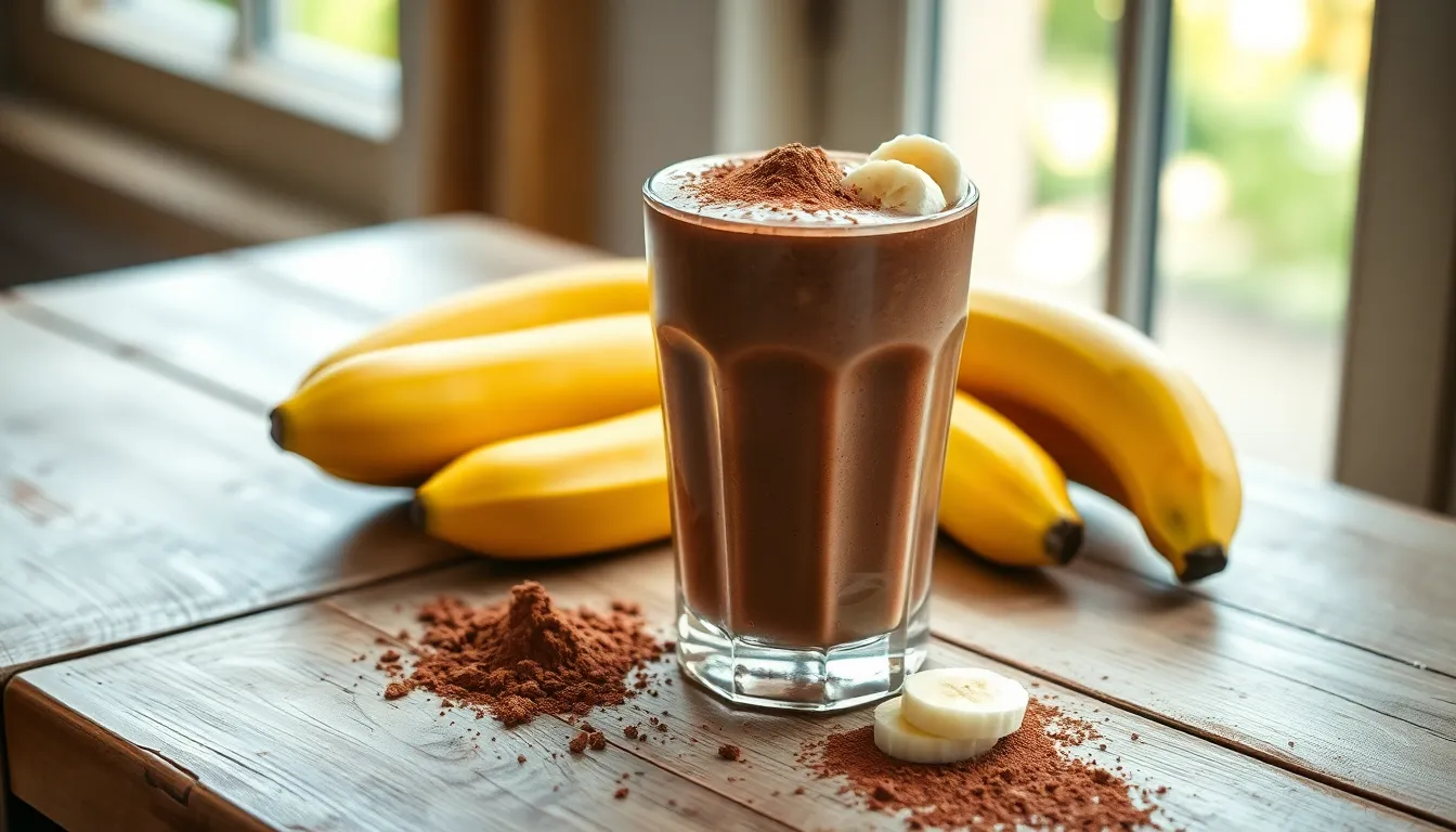 5-Minute Chocolate Smoothie Recipe (Creamy & Irresistible!) 14 5-Minute Chocolate Smoothie Recipe (Creamy & Irresistible!) 13