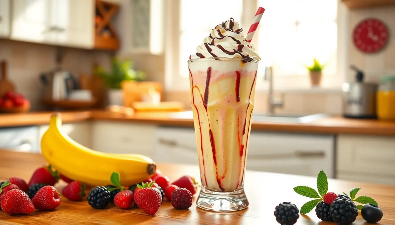 High Calorie Shake Recipe: 800+ Calorie Muscle Building Smoothie (Ready in 5 Minutes) 14 High Calorie Shake Recipe: 800+ Calorie Muscle Building Smoothie (Ready in 5 Minutes) 13