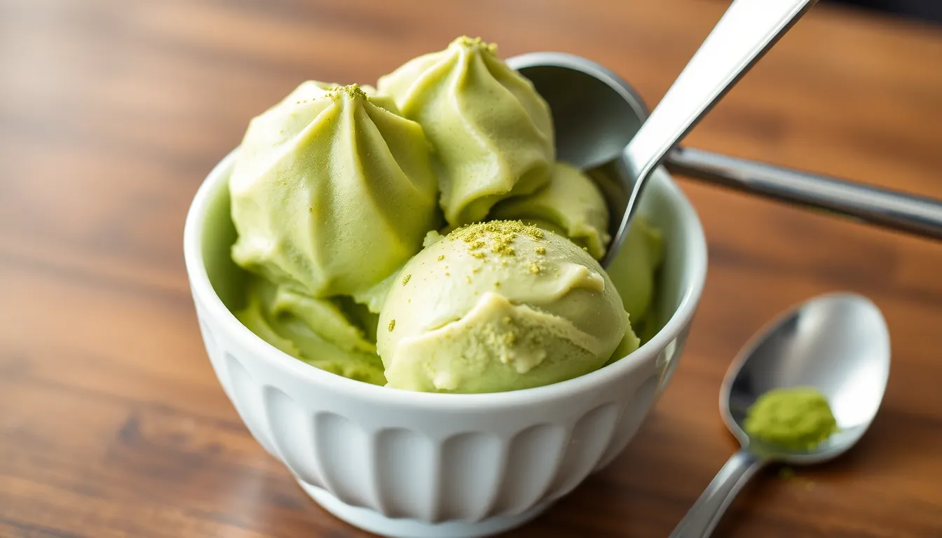 Homemade Matcha Green Tea Ice Cream Recipe (Creamy & Restaurant-Quality) 14 Homemade Matcha Green Tea Ice Cream Recipe (Creamy & Restaurant-Quality) 13