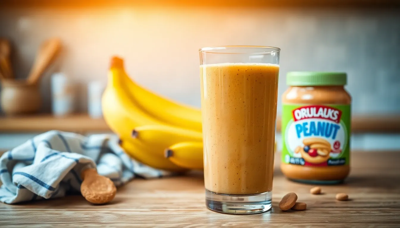 5-Minute Peanut Butter Smoothie Recipe (Creamy & Protein-Packed!) 14 5-Minute Peanut Butter Smoothie Recipe (Creamy & Protein-Packed!) 13