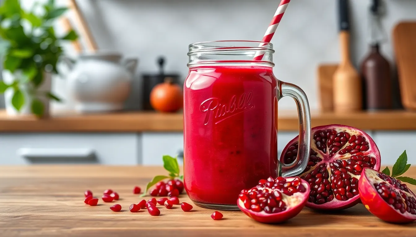 Easy Pomegranate Smoothie Recipe: 5-Minute Antioxidant Breakfast Boost 14 Easy Pomegranate Smoothie Recipe: 5-Minute Antioxidant Breakfast Boost 13