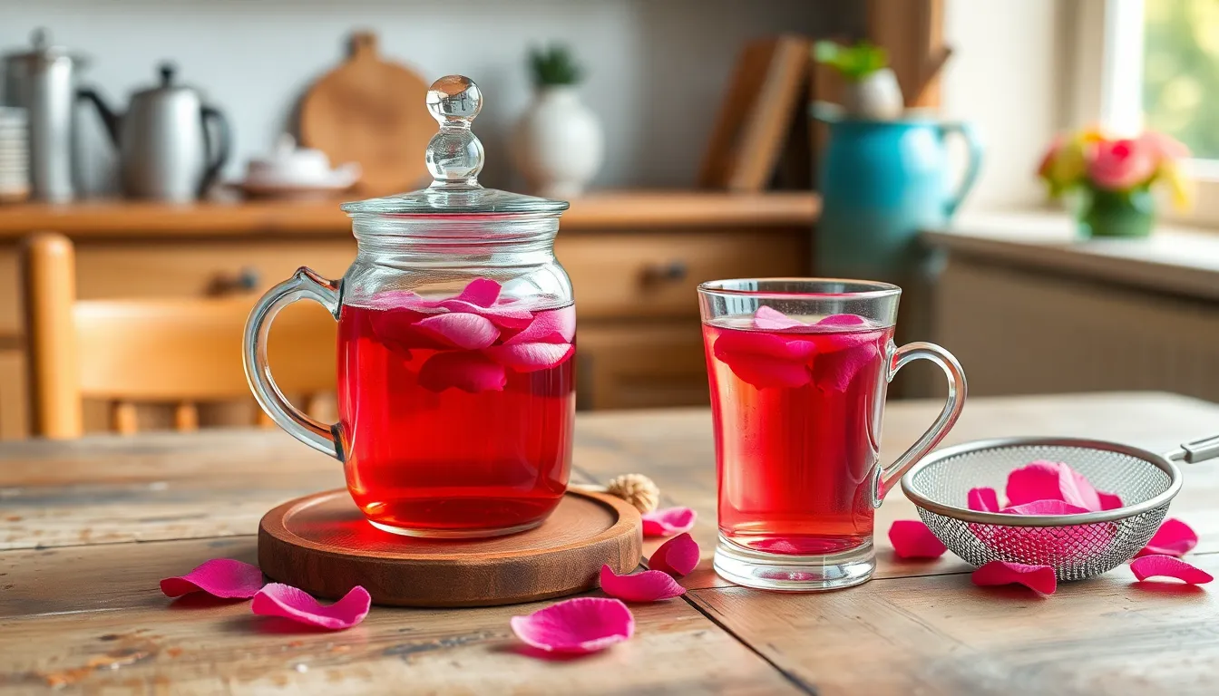 Easy Rose Petal Tea Recipe: How to Make Floral Tea at Home (Benefits + Tips) 13