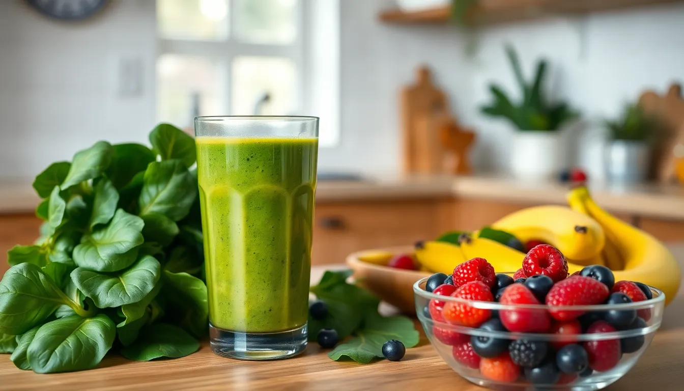 5-Minute Spinach Smoothie Recipe: Green Drink That Actually Tastes Amazing 14 5-Minute Spinach Smoothie Recipe: Green Drink That Actually Tastes Amazing 13