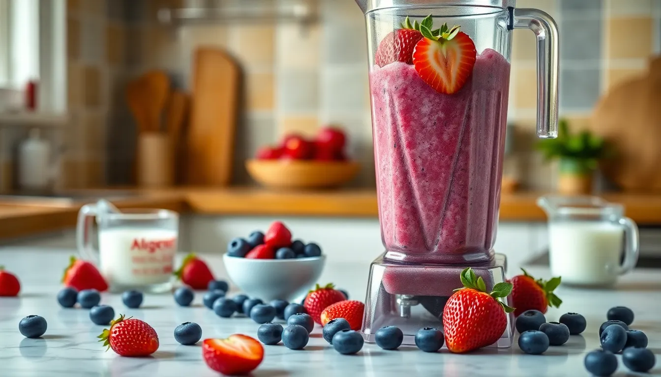 Easy Strawberry Blueberry Smoothie Recipe (5-Minute Healthy Breakfast!) 14 Easy Strawberry Blueberry Smoothie Recipe (5-Minute Healthy Breakfast!) 13