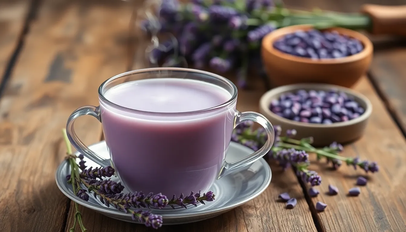 How to Make Lavender Milk Tea: Easy Recipe for Hot & Iced Versions at Home 16 How to Make Lavender Milk Tea: Easy Recipe for Hot & Iced Versions at Home 15