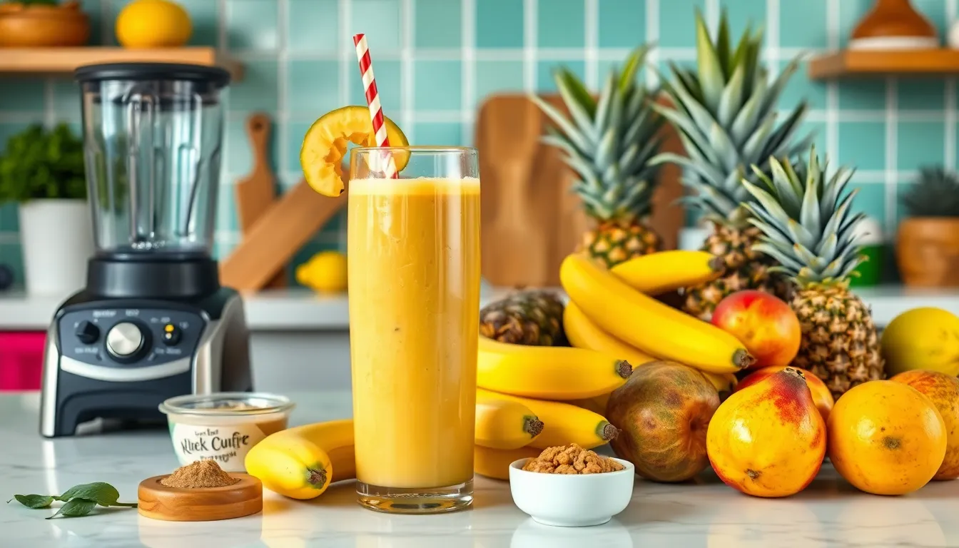 5-Minute Tropical Smoothie Recipe That Tastes Like Paradise (Easy & Healthy!) 15