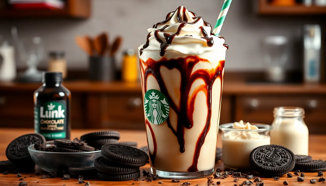 Starbucks Mocha Cookie Crumble Frappuccino Recipe (Easy Copycat at Home!) 18 Starbucks Mocha Cookie Crumble Frappuccino Recipe (Easy Copycat at Home!) 17