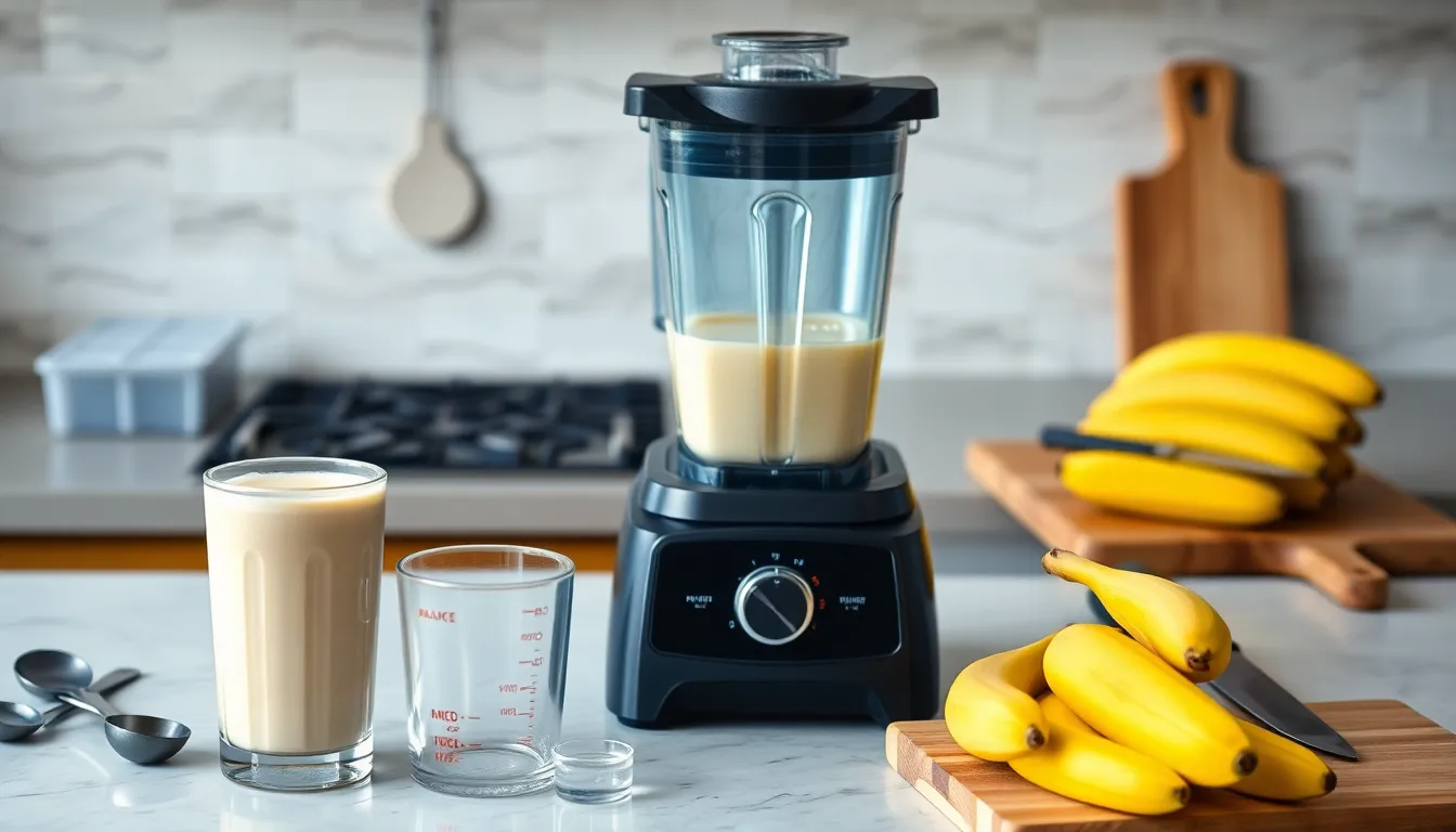5-Minute Banana Protein Shake Recipe for Post-Workout Recovery (Easy & Creamy!) 1