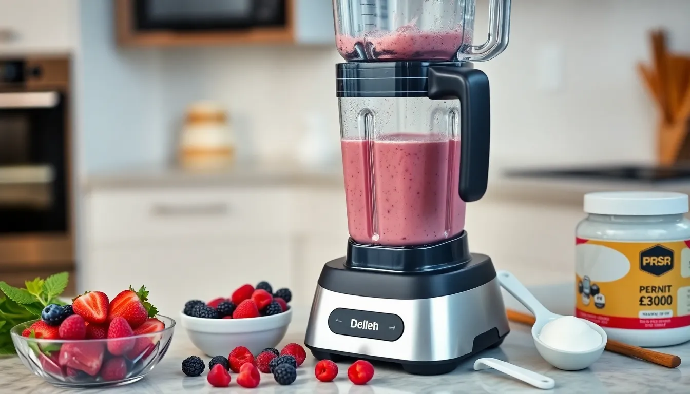 Berry Protein Shake Recipe: 25g Protein in 3 Minutes (No Chalky Taste!) 2 Berry Protein Shake Recipe: 25g Protein in 3 Minutes (No Chalky Taste!) 1