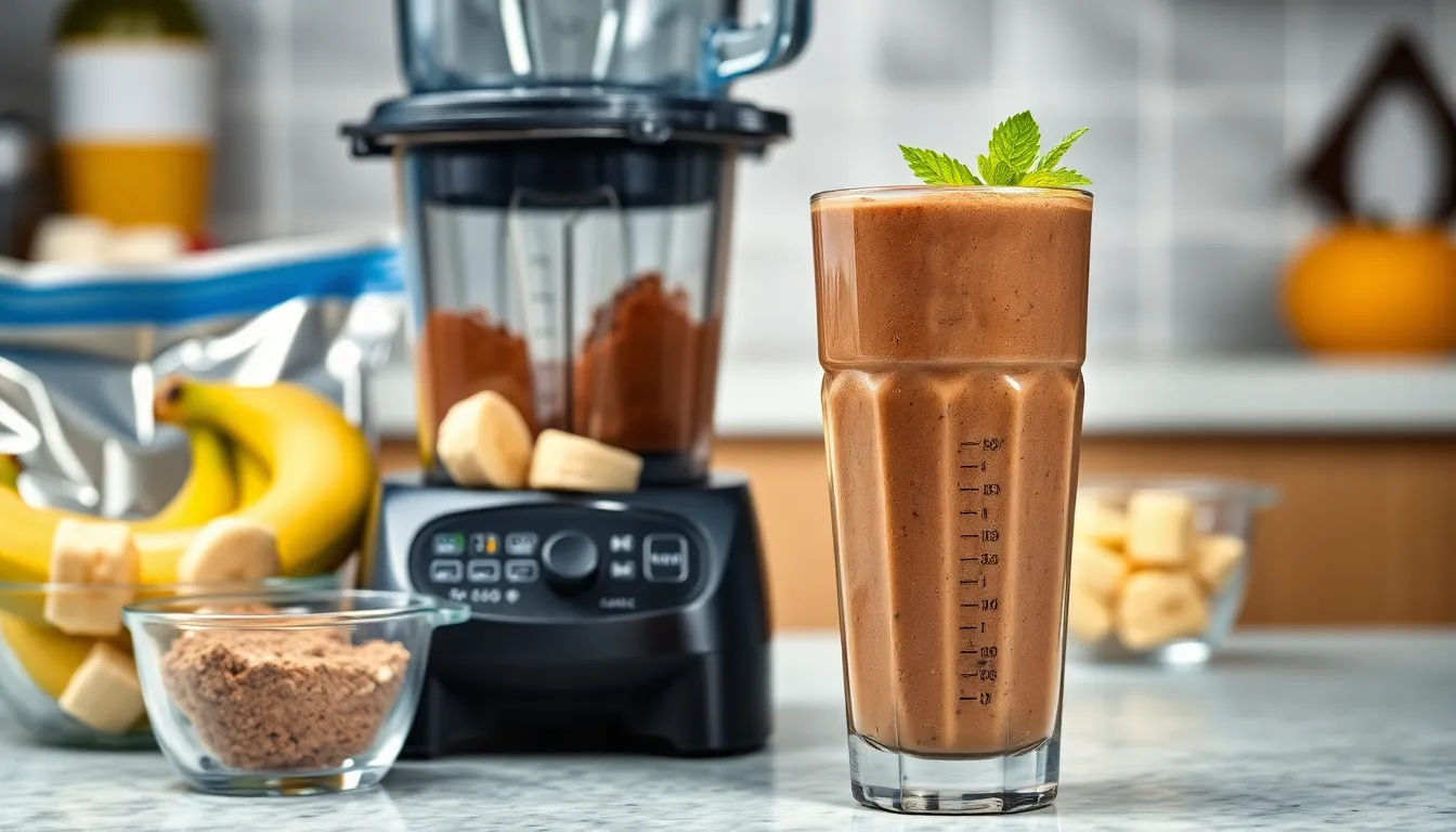 5-Minute Chocolate Smoothie Recipe (Creamy & Irresistible!) 2 5-Minute Chocolate Smoothie Recipe (Creamy & Irresistible!) 1