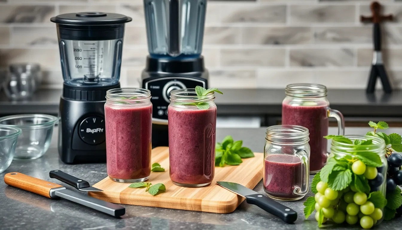 5-Minute Grape Smoothie Recipe: Creamy, Healthy & Kid-Friendly 2 5-Minute Grape Smoothie Recipe: Creamy, Healthy & Kid-Friendly 1