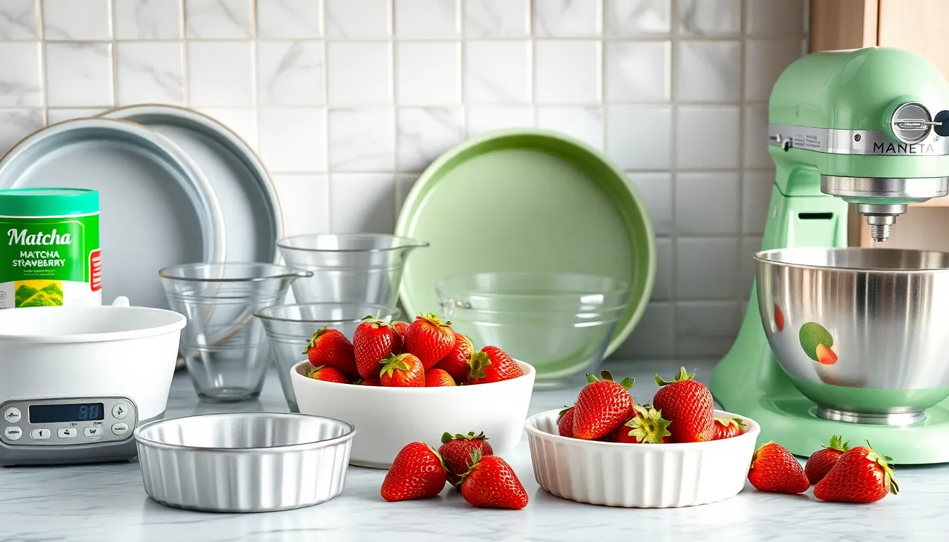 Easy Matcha Strawberry Cake Recipe: Japanese-Inspired Dessert with Step-by-Step Guide 2 Easy Matcha Strawberry Cake Recipe: Japanese-Inspired Dessert with Step-by-Step Guide 1