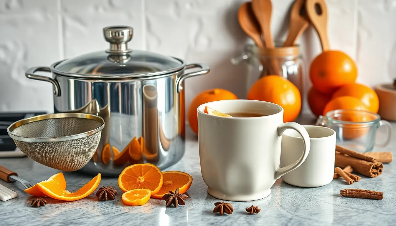 Orange Spiced Tea Recipe: Easy Homemade Blend for Perfect Winter Warmth 2 Orange Spiced Tea Recipe: Easy Homemade Blend for Perfect Winter Warmth 1