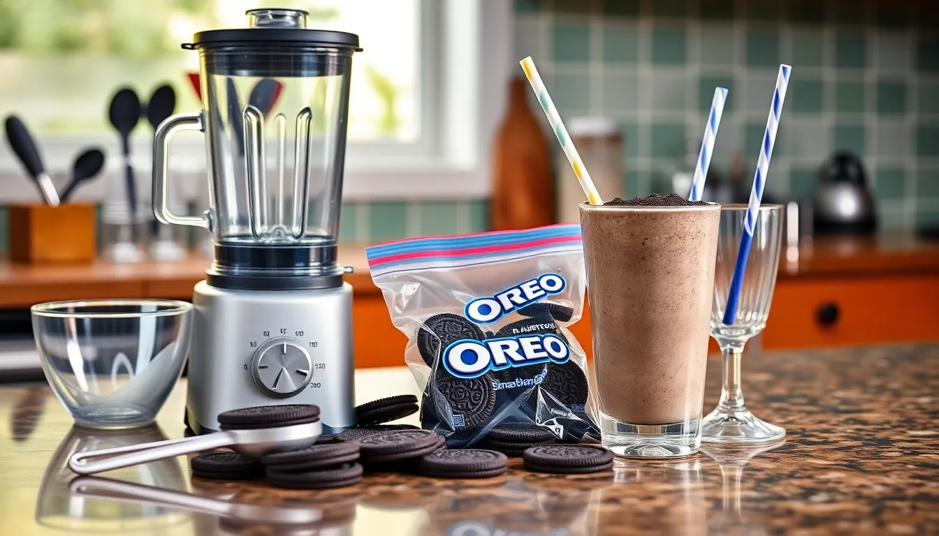 Easy 5-Minute Oreo Smoothie Recipe (Creamy & Delicious!) 2 Easy 5-Minute Oreo Smoothie Recipe (Creamy & Delicious!) 1