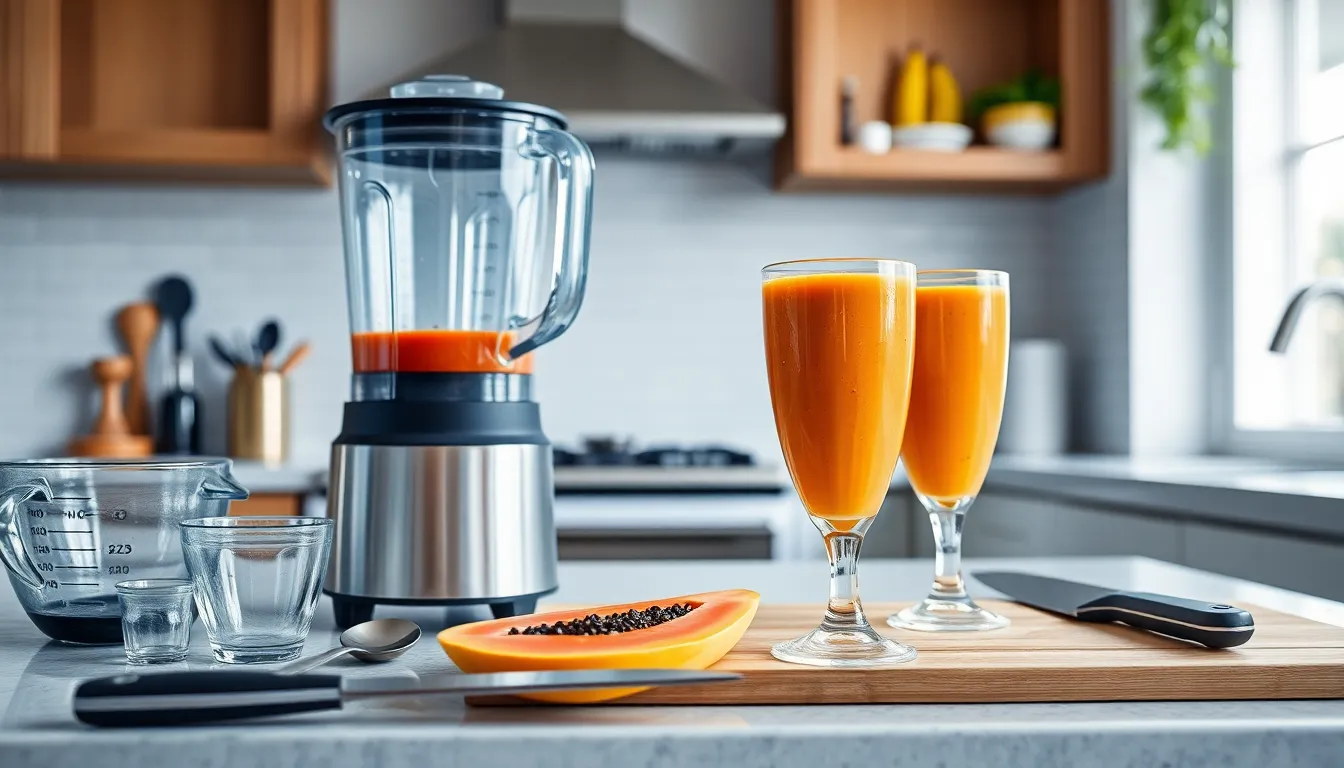 Perfect Papaya Smoothie Recipe: Creamy, Healthy & Ready in 5 Minutes 1