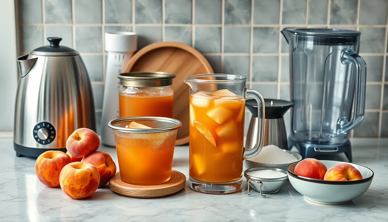 Easy Homemade Peach Iced Tea Recipe (Perfect for Summer!) 1