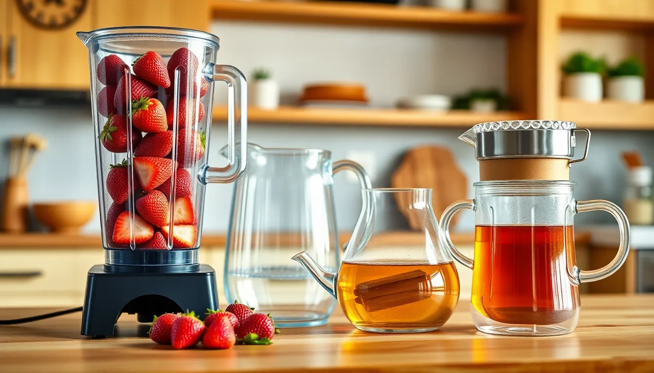Easy Strawberry Iced Tea Recipe: Refreshing Summer Drink in 15 Minutes 2 Easy Strawberry Iced Tea Recipe: Refreshing Summer Drink in 15 Minutes 1