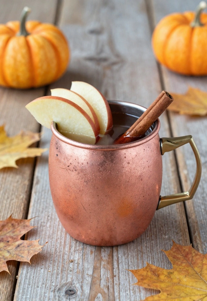 10 Apple Cider Cocktail Recipes for Crisp Seasonal Drinks - 1. Spiced Apple Cider Mule