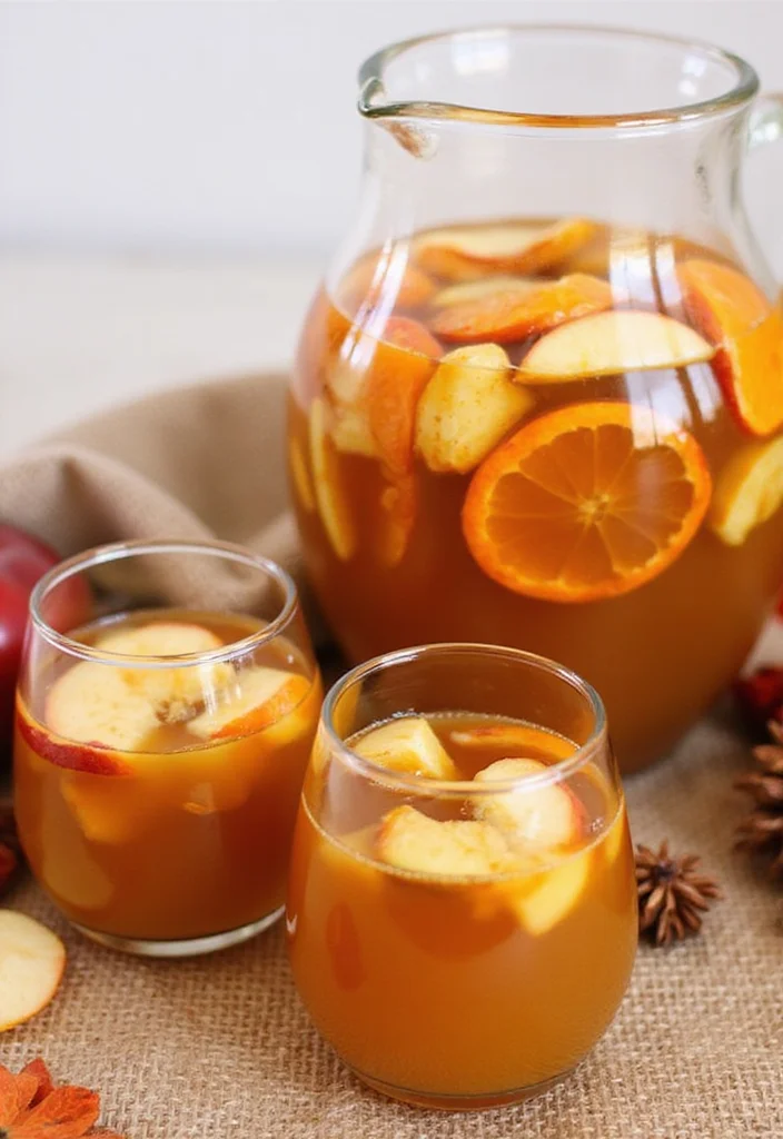 10 Apple Cider Cocktail Recipes for Crisp Seasonal Drinks - 2. Caramel Apple Cider Sangria