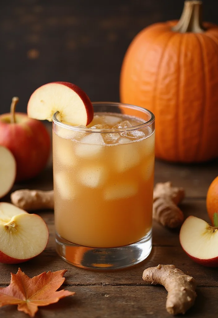 10 Apple Cider Cocktail Recipes for Crisp Seasonal Drinks - 9. Ginger Apple Cider Smash
