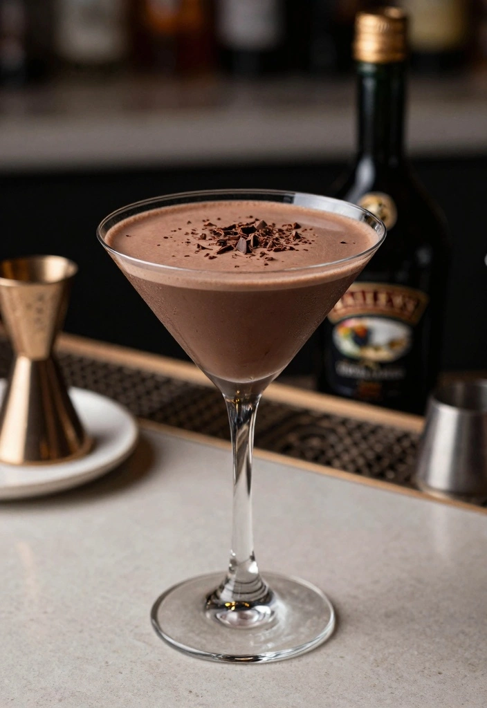10 Baileys Cocktail Recipes for Creamy Sweet Drinks - 1. Baileys Chocolate Martini