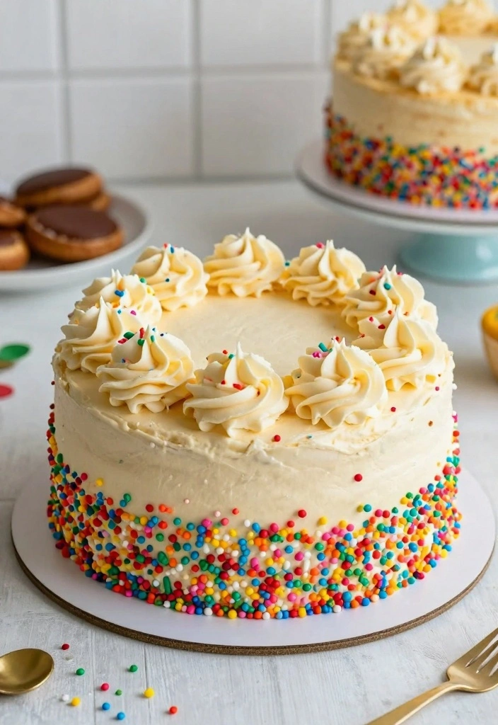 10 Box Mix Sheet Cake Recipes for Easy Delicious Baking - 3. Funfetti Birthday Cake Sheet Cake