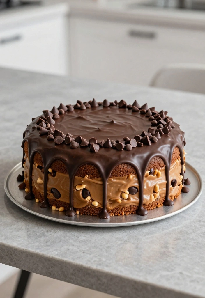 10 Box Mix Sheet Cake Recipes for Easy Delicious Baking - 6. Peanut Butter Chocolate Chip Sheet Cake