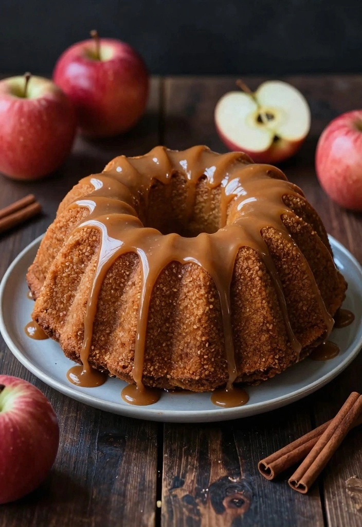 10 Bundt Cake Recipes Using Mixes for Simple Flavorful Results - 9. Caramel Apple Bundt Cake