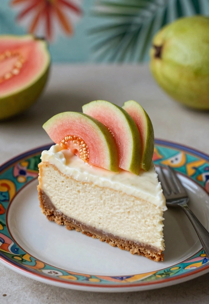 10 Caribbean Baking Recipes for Warm Tropical Flavor - 4. Guava Cheesecake