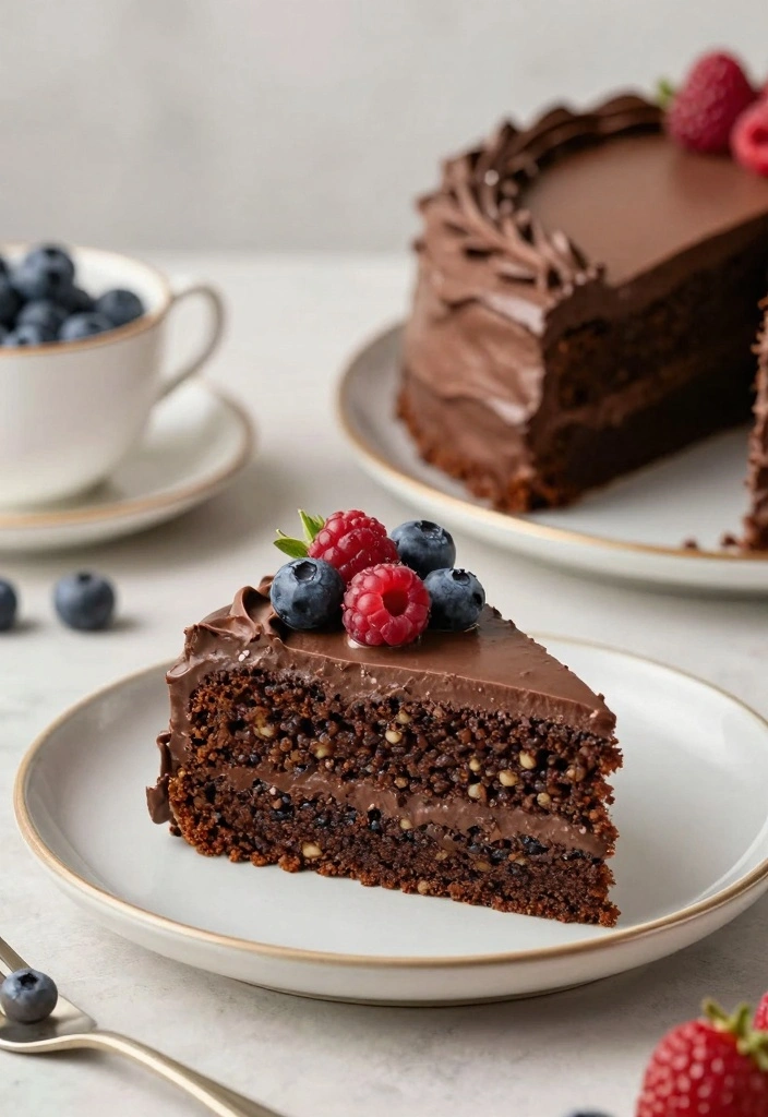 10 Chickpea Baking Recipes for Wholesome Creative Bakes - 10. Chickpea Flour Chocolate Cake