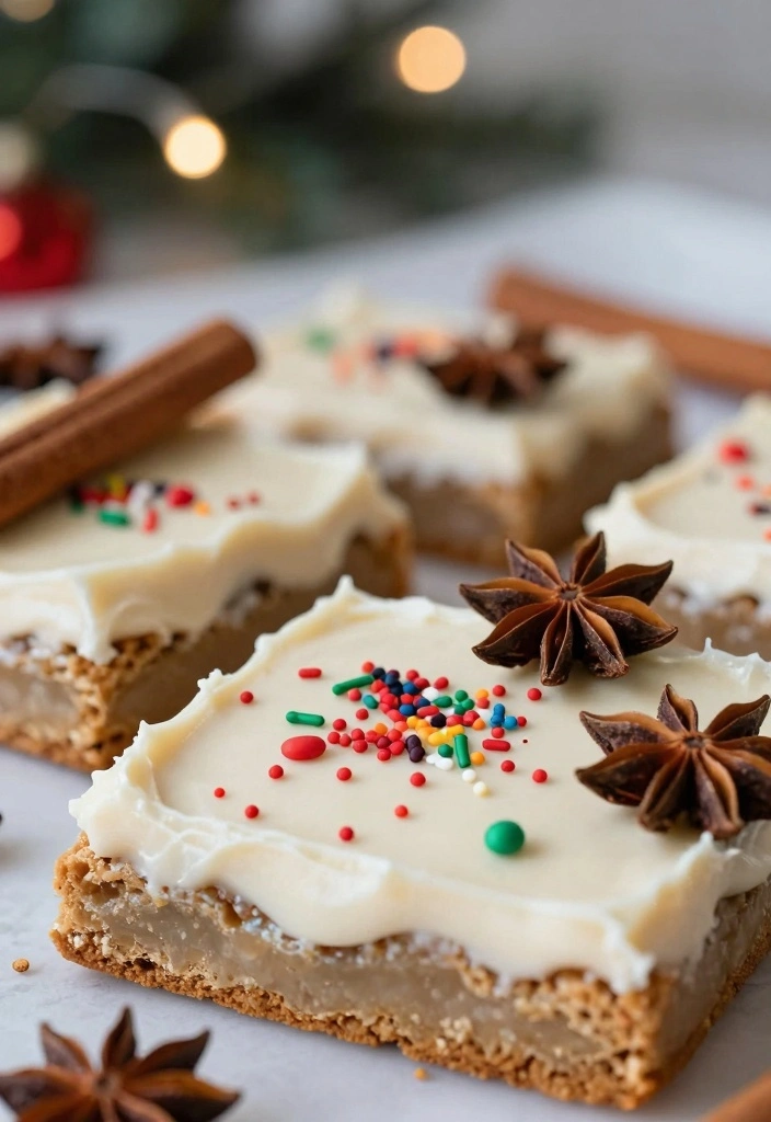 10 Christmas Cookie Bar Recipes for Easy Festive Treats - 1. Chewy Gingerbread Cookie Bars