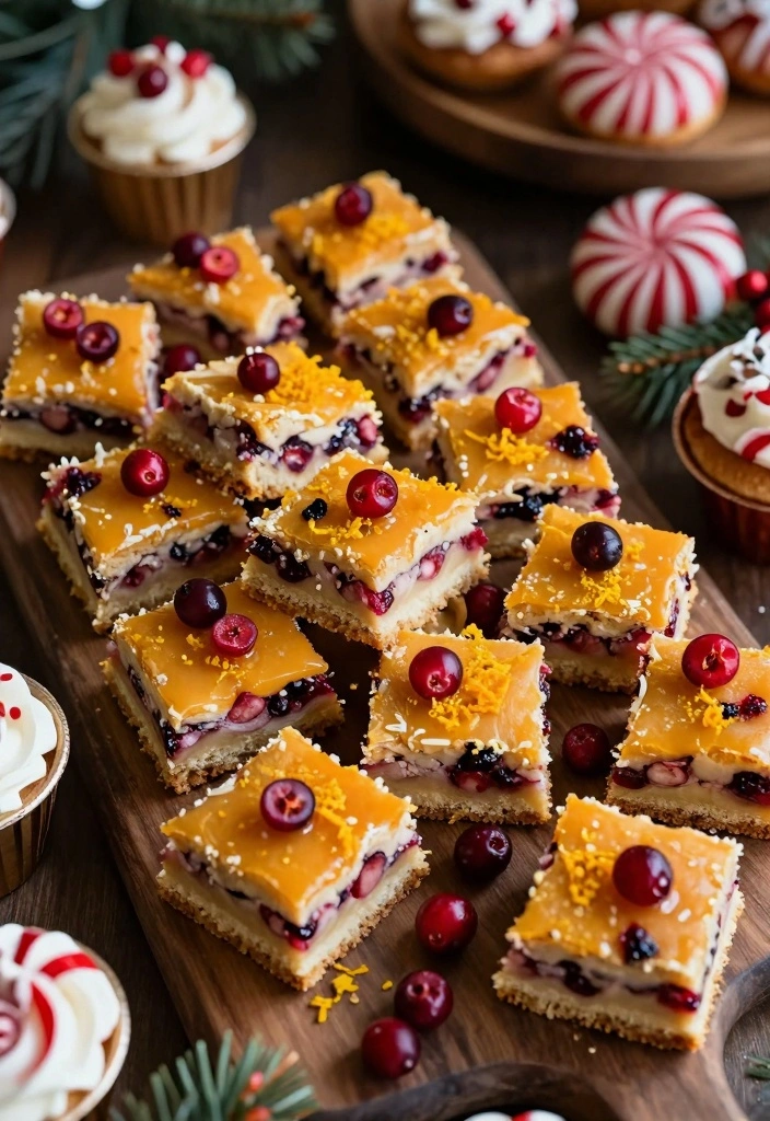 10 Christmas Cookie Bar Recipes for Easy Festive Treats - 3. Cranberry Orange Cookie Bars