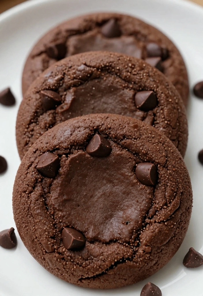 10 Cocoa Powder Cookie Recipes for Rich Chocolate Flavor - 1. Gluten-Free Double Chocolate Chip Cookies