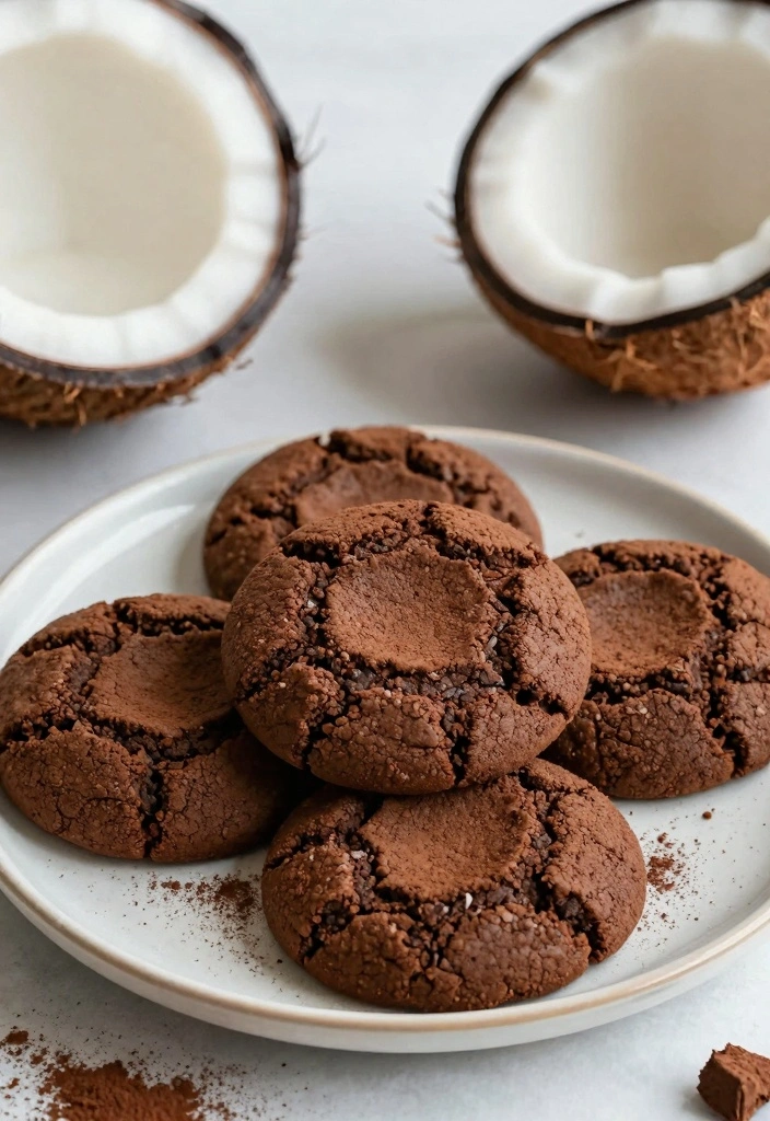 10 Cocoa Powder Cookie Recipes for Rich Chocolate Flavor - 3. Chewy Cocoa Powder Coconut Cookies