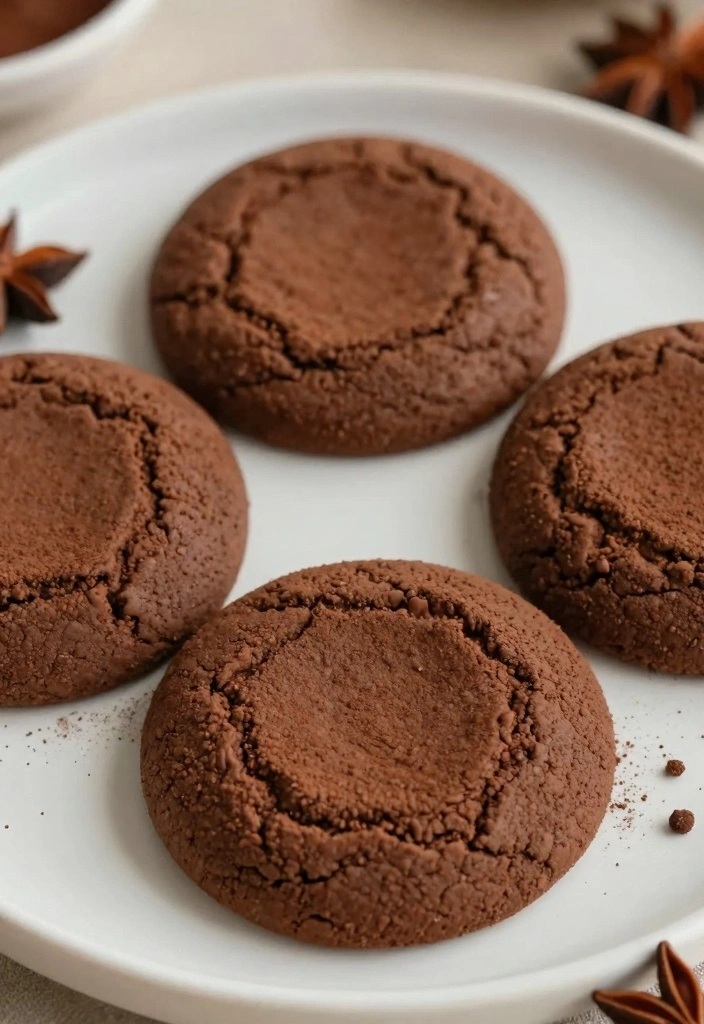 10 Cocoa Powder Cookie Recipes for Rich Chocolate Flavor - 5. Soft Cocoa Powder Molasses Cookies