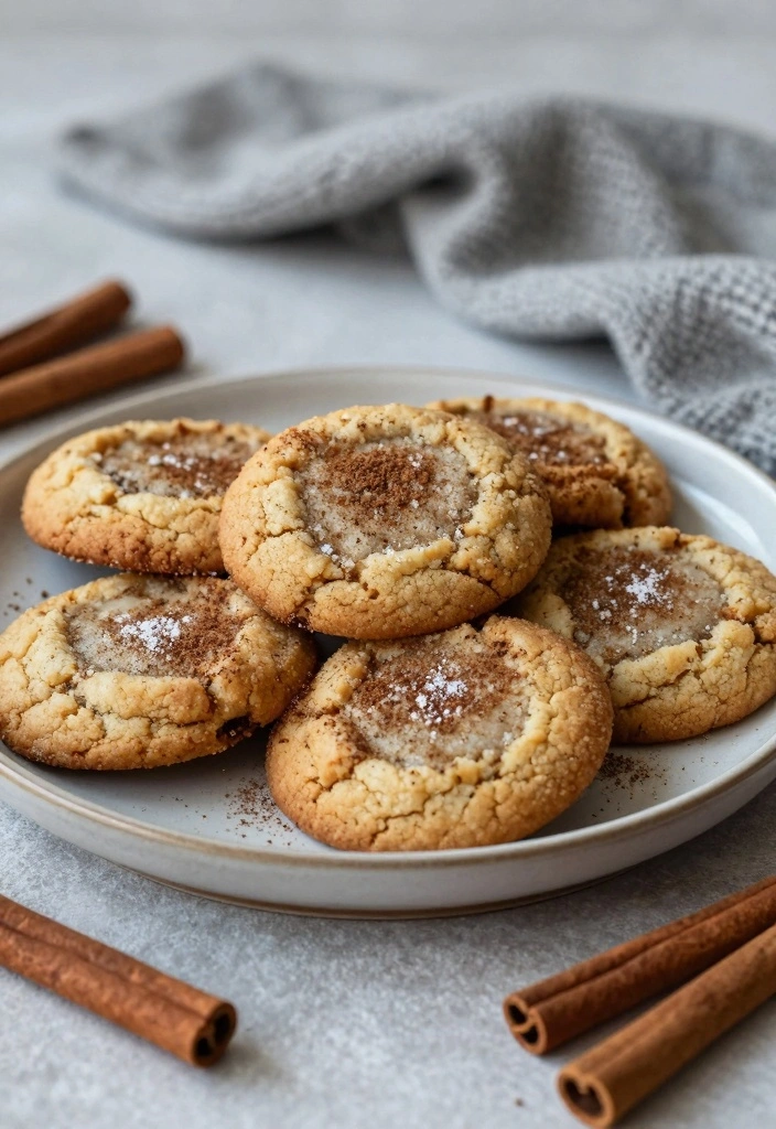 10 Coconut Flour Cookie Recipes for Light Gluten Free Treats - 3. Coconut Flour Snickerdoodles