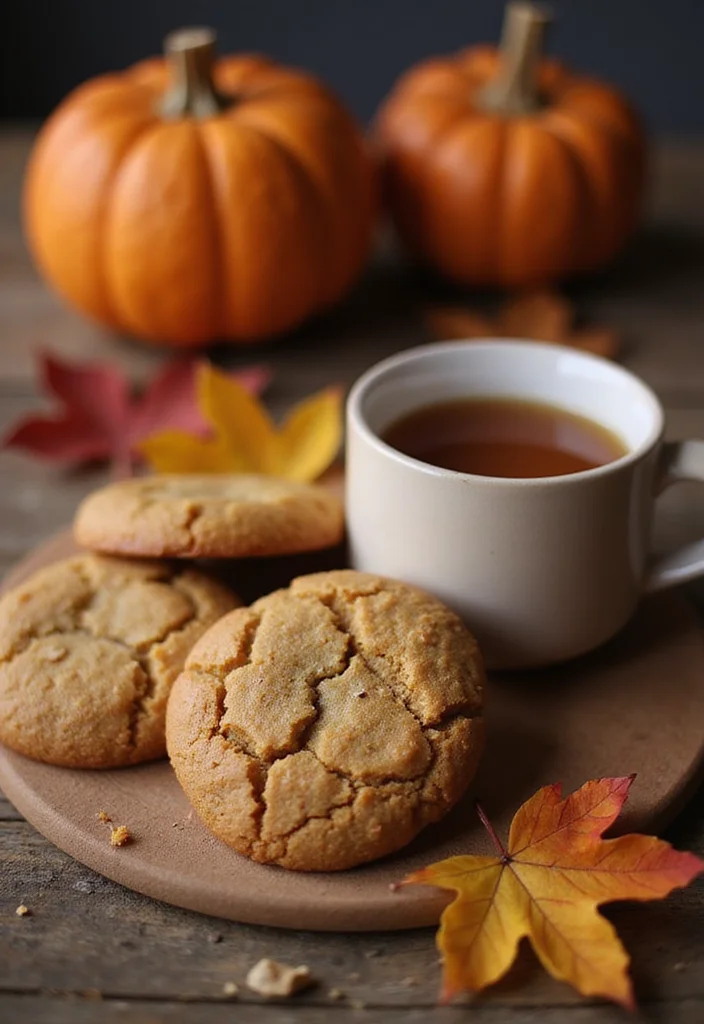 10 Coconut Flour Cookie Recipes for Light Gluten Free Treats - 8. Coconut Flour Pumpkin Spice Cookies
