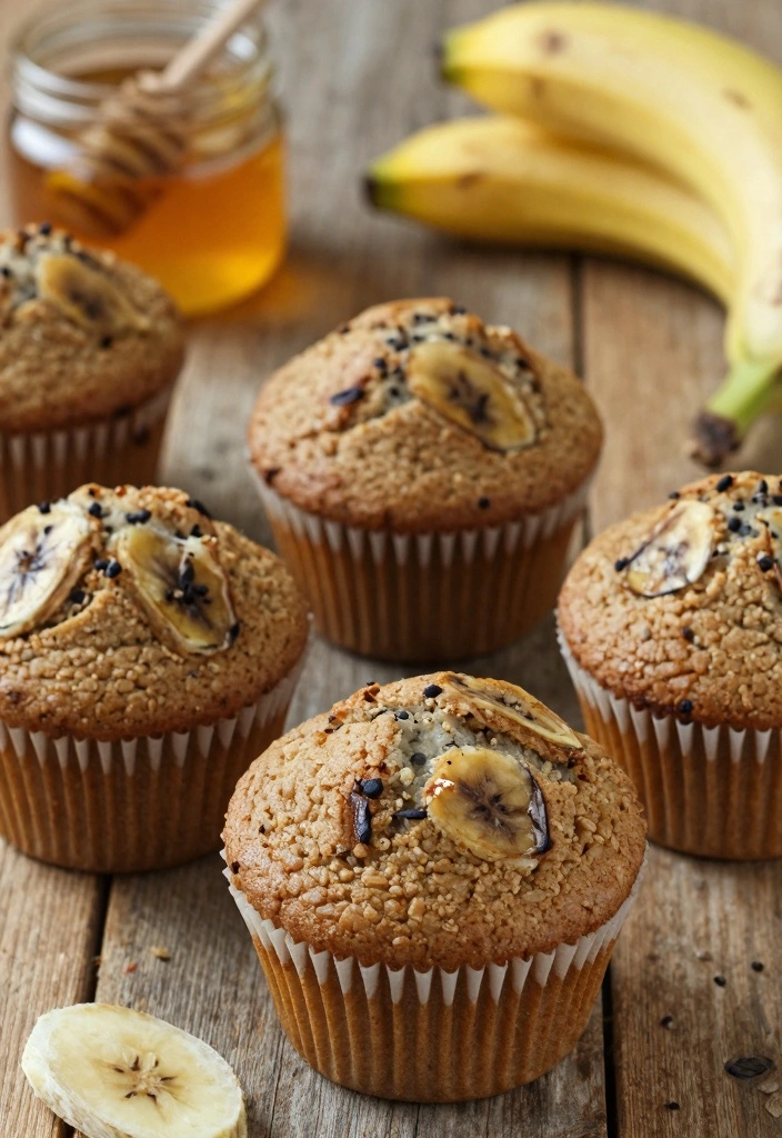 10 Easy Baking Breakfast Recipes for Simple Morning Meals - 1. Whole Wheat Banana Muffins