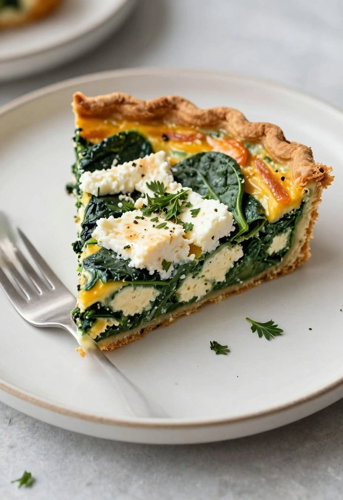 10 Easy Baking Breakfast Recipes for Simple Morning Meals - 2. Spinach and Feta Breakfast Quiche