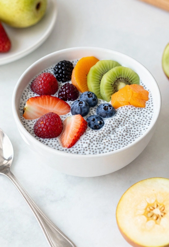 10 Easy Baking Breakfast Recipes for Simple Morning Meals - 9. Chia Seed Pudding with Fruits
