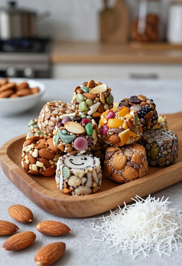 10 Eggless Baking Recipes for Soft Reliable Results - 7. Almond Joy Energy Bites