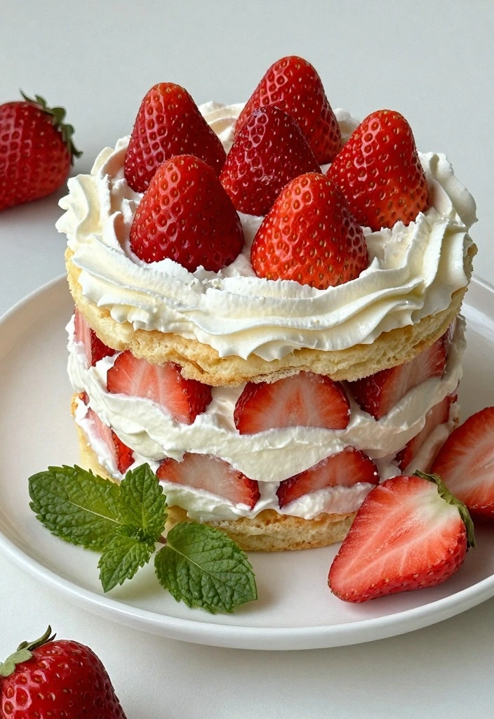 10 Eggless Baking Recipes for Soft Reliable Results - 8. Strawberry Shortcake