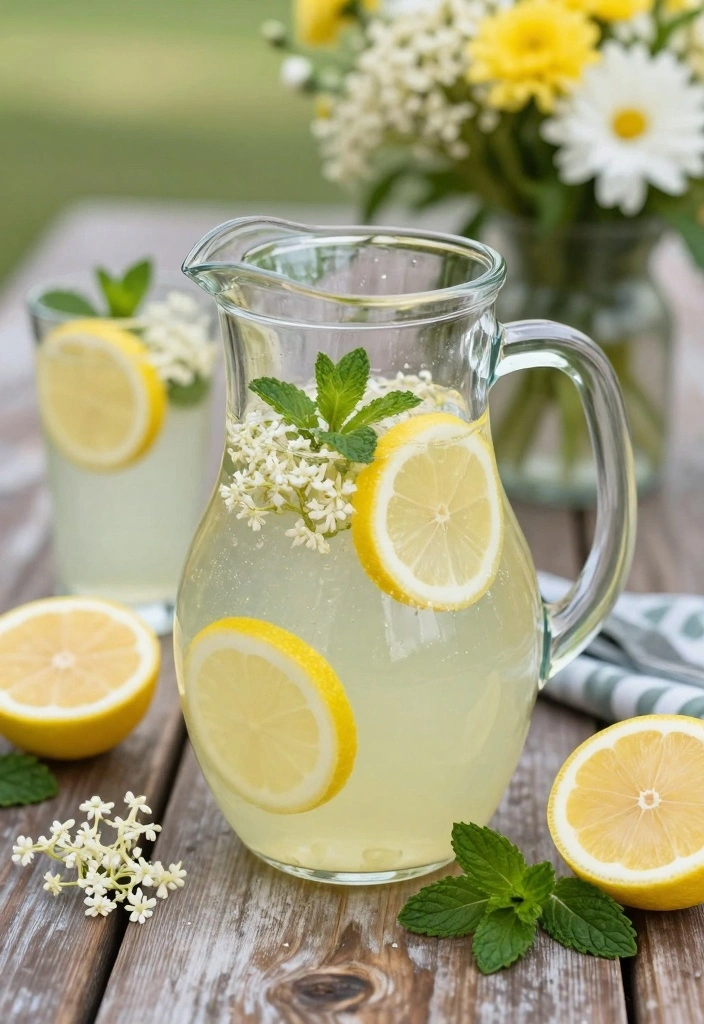 10 Elderflower Cocktail Recipes for Light Floral Flavor - 4. Sparkling Elderflower Lemonade