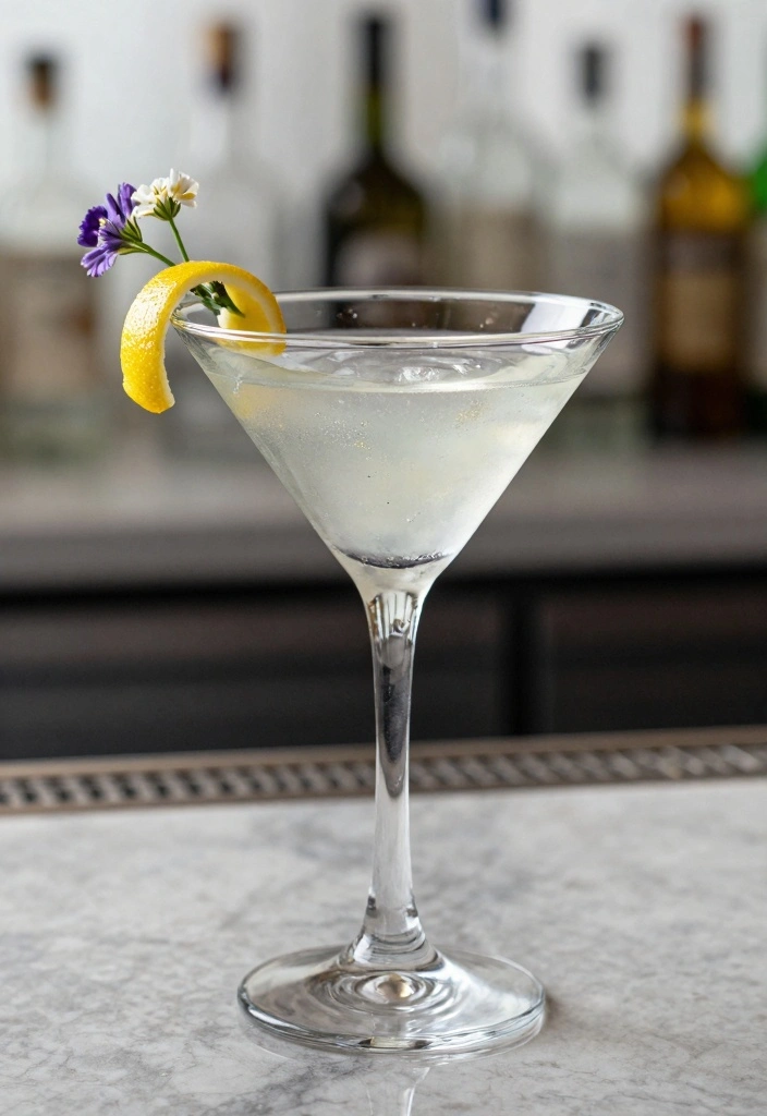 10 Elderflower Cocktail Recipes for Light Floral Flavor - 7. Elderflower Martini