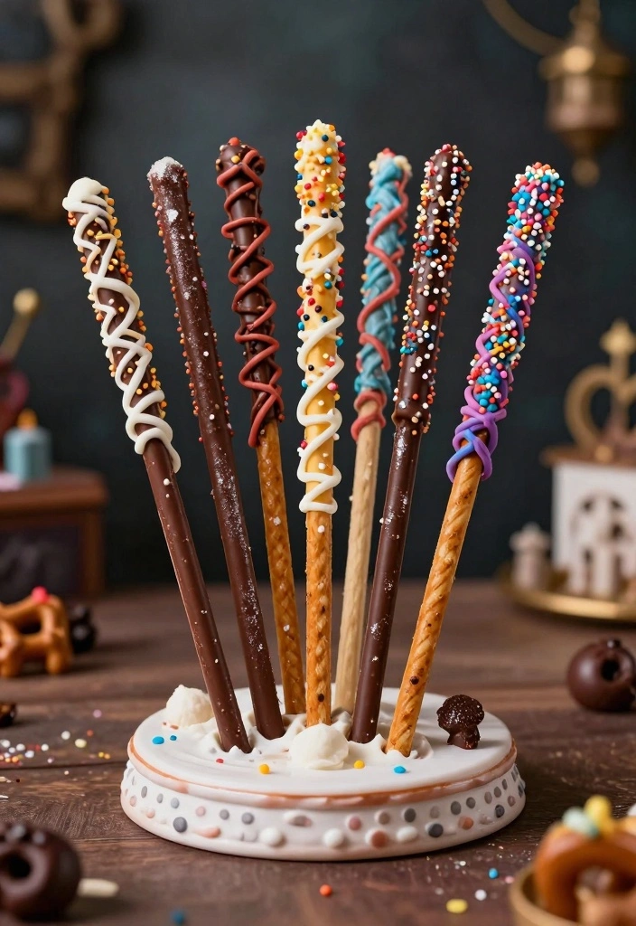 10 Harry Potter Baking Recipes for Magical Fun Treats - 7. Edible Magic Wands