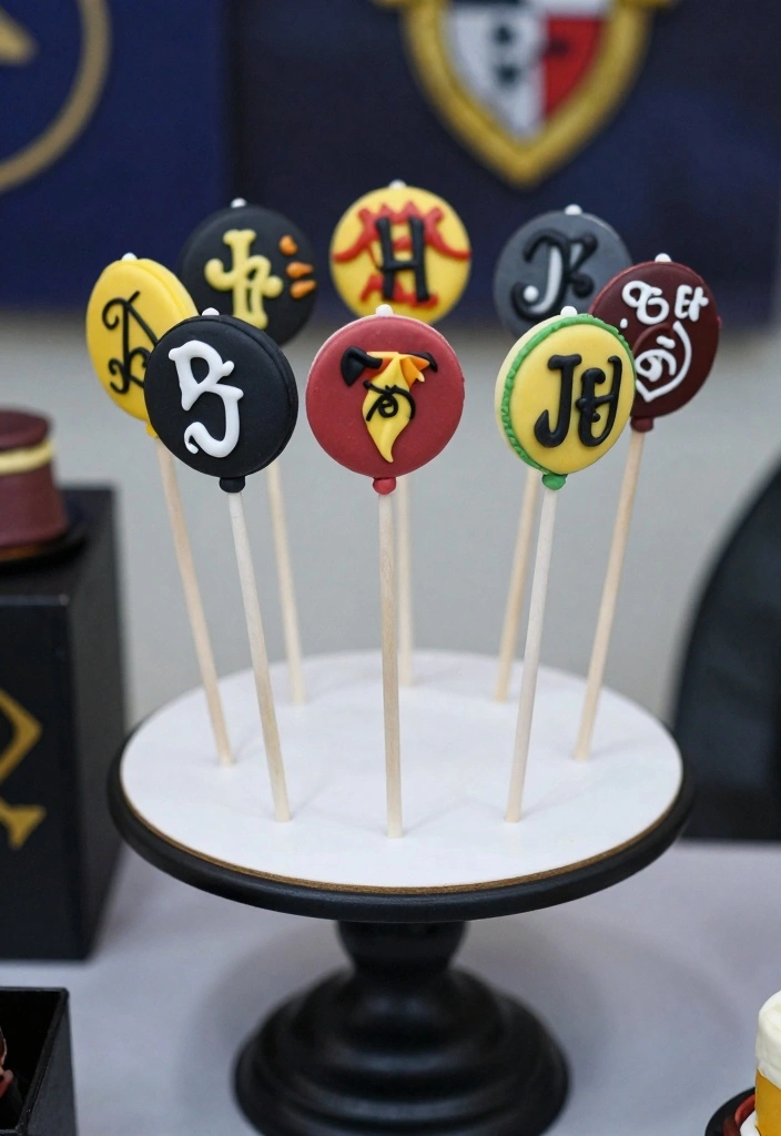 10 Harry Potter Baking Recipes for Magical Fun Treats - 8. Hogwarts House Cake Pops