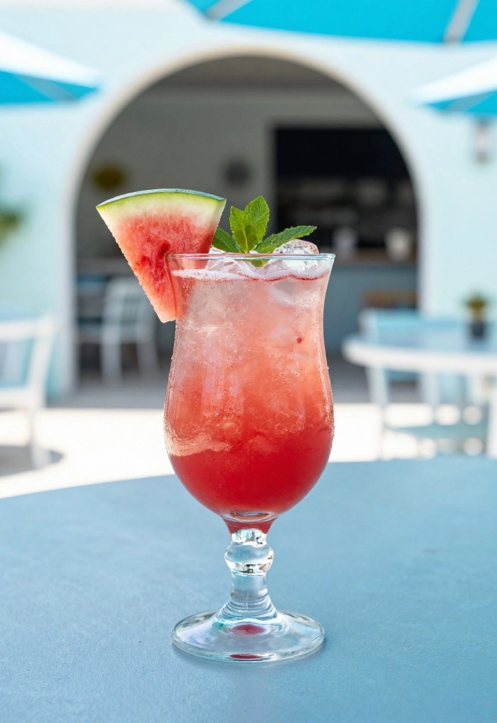 10 Healthy Cocktail Recipes With Fresh Clean Ingredients - 4. Watermelon Lime Refresher