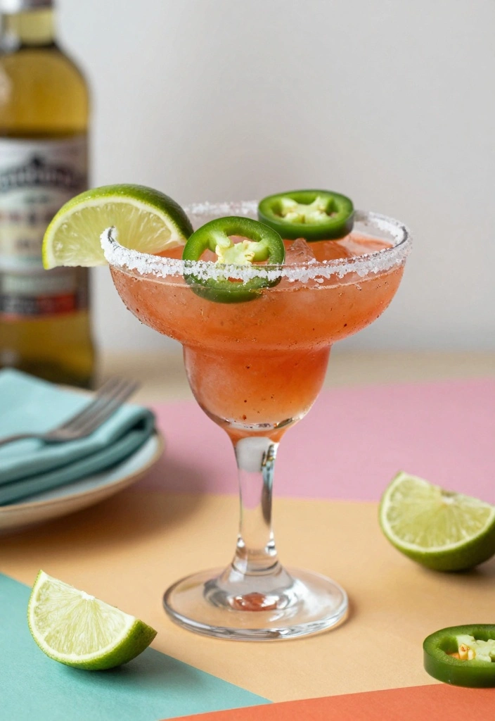 10 Healthy Cocktail Recipes With Fresh Clean Ingredients - 5. Spicy Jalapeño Margarita